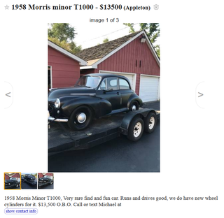 Illustration for article titled Craigslist Challenge: "Rare" Edition